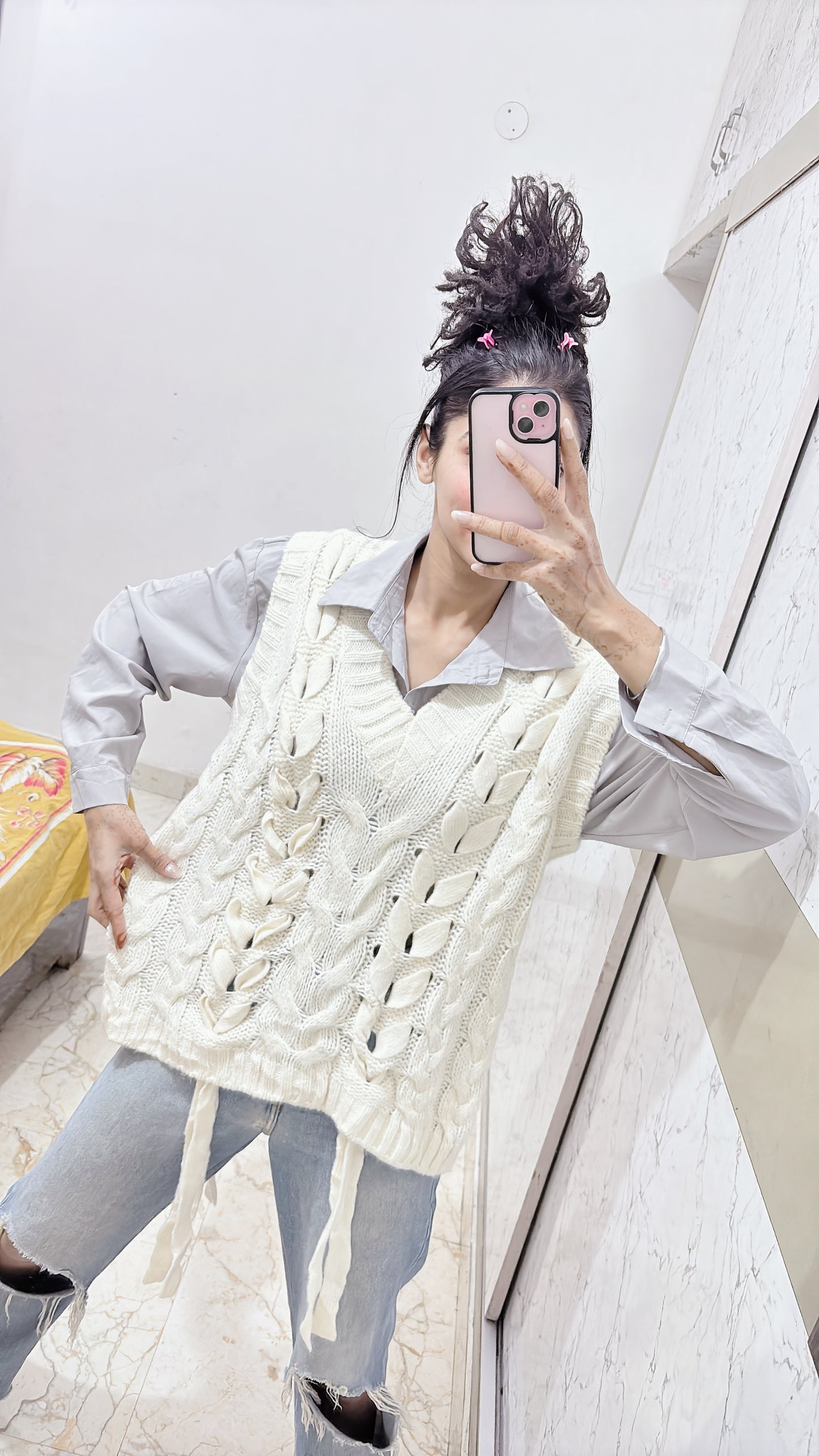 Size-L-XL , bust -Free( Sweater + Shirt )