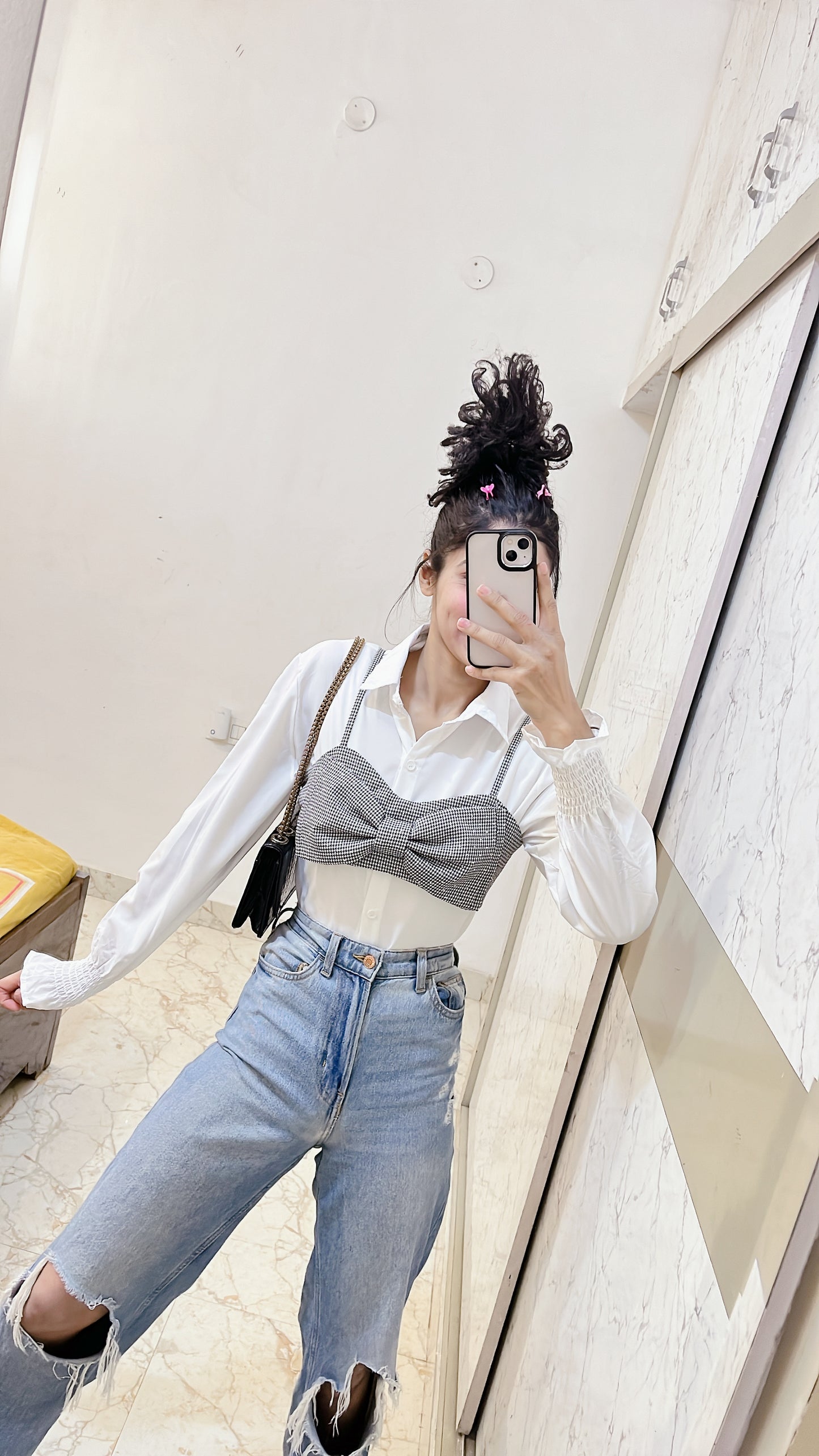 Size-S , bust -32( Shirt+ TOP )