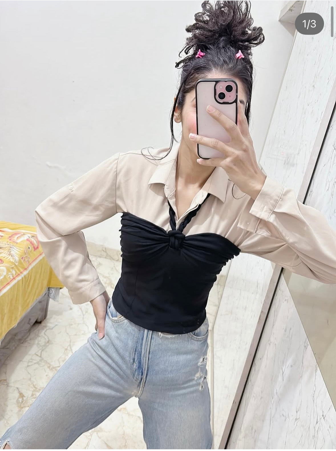 Size-XS , Bust -30( Shirt + TOP)