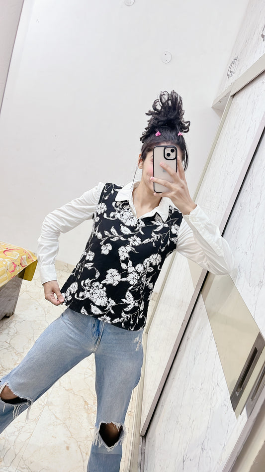 Size-S , bust -32( Shirt + TOP)