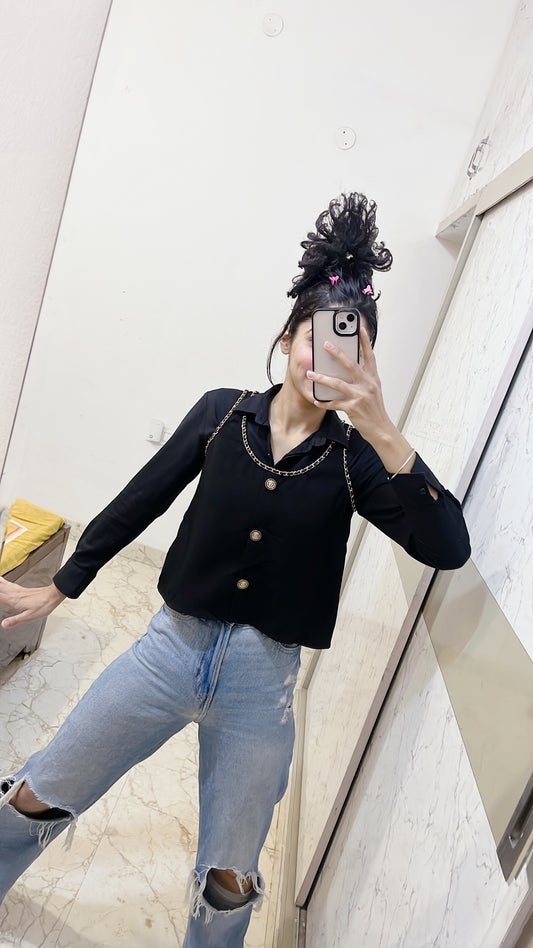 Size-S-M , bust -34( Shirt + TOP