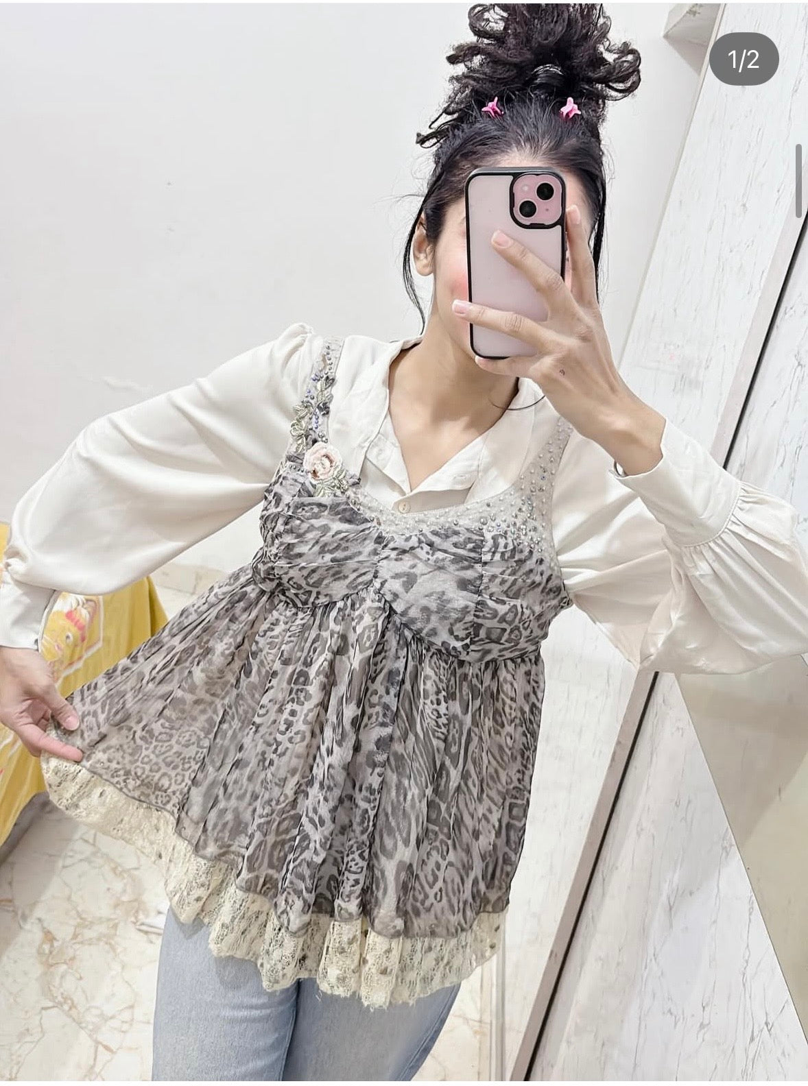 Size-S , Bust -32( Shirt + TOP)