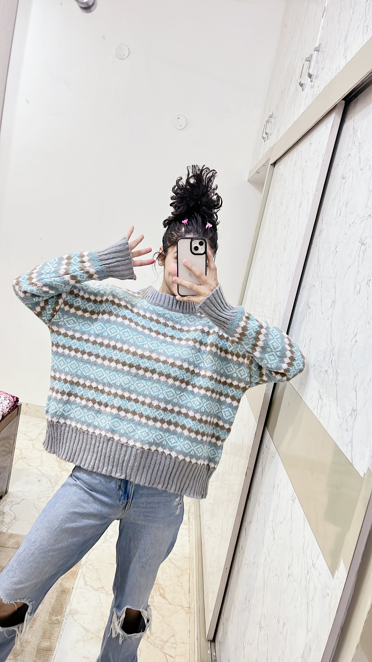 Size-L-XL , bust -40-42