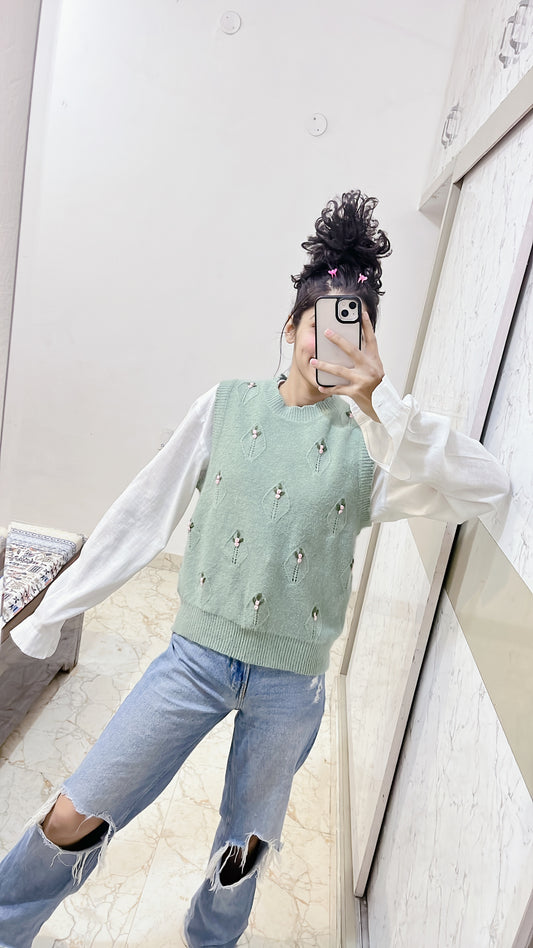 Vest ( Size-M-L , bust -36 )